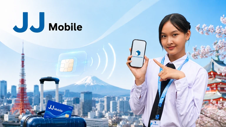 Kartu SIM Jepang JJ Mobile untuk pekerja Indonesia