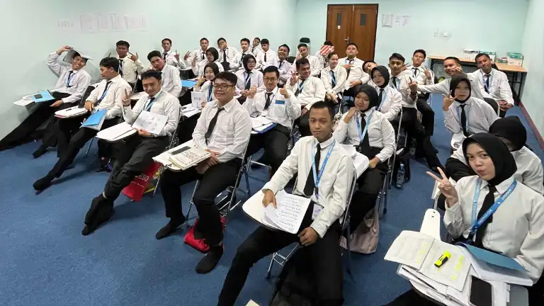 Suasana kelas bahasa Jepang di JobJepang