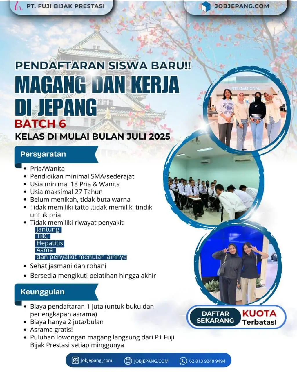 kelas jobjepang.com batch 6